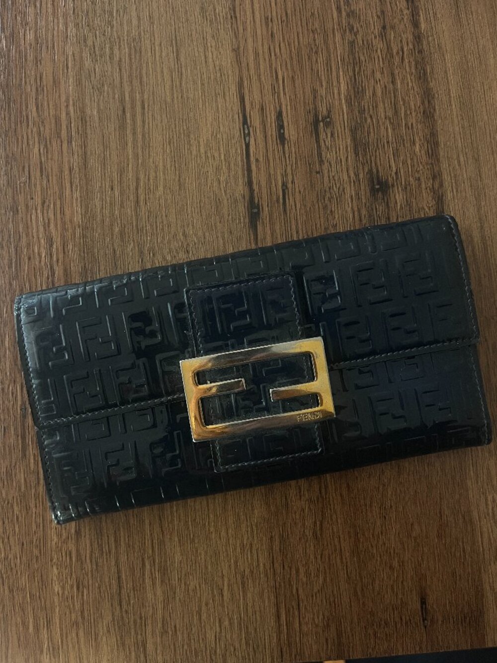Fendi Pantent Leather Wallet